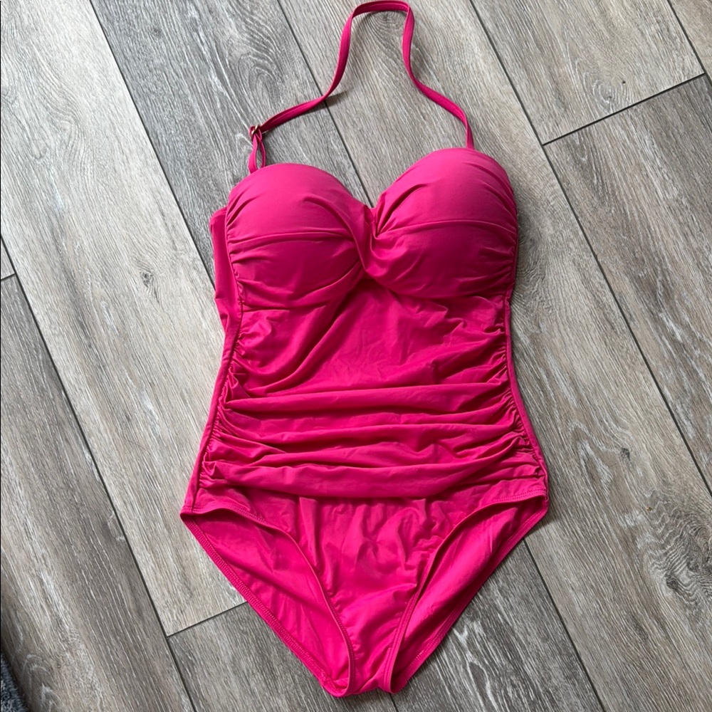 Vibrant Pink One-Piece Swimsuit